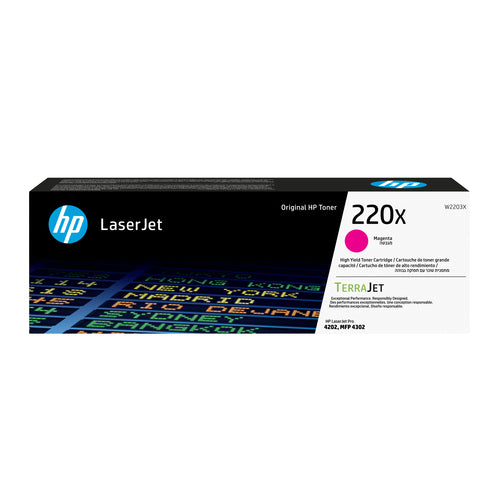 HP Toner 220X – magenta, 5500 Seiten