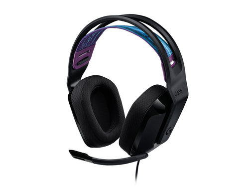 Logitech G G335 Gaming-Headset – Over-Ear, Stereo, Kabelgebunden, 3,5 mm Klinke, Schwarz