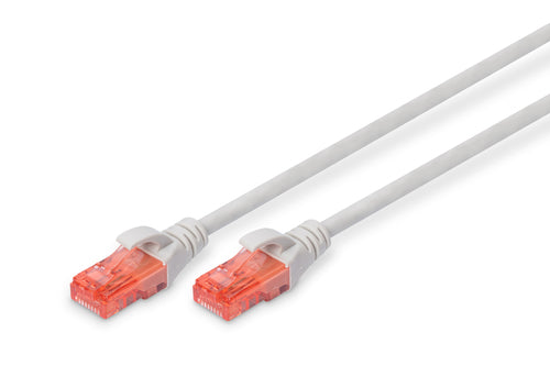 Digitus Patchkabel – 15 m, Grau, U-UTP, Kupfer, PVC
