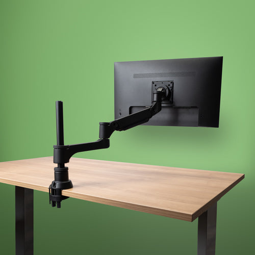 R-Go Tools Caparo CAPARO4 D2 – Monitorarm, Tischklemme – bis 40", VESA 75 × 75/100 × 100 mm, 9 kg, Gasfeder