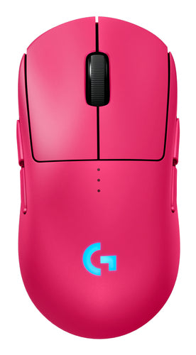 Logitech G PRO 2 LIGHTSPEED – Gaming-Maus – Kabellos (2,4 GHz), 32000 DPI, beidhändig, Magenta