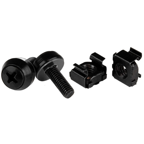 StarTech.com Schraubenset 10-32, Schwarz – 50 Stk.