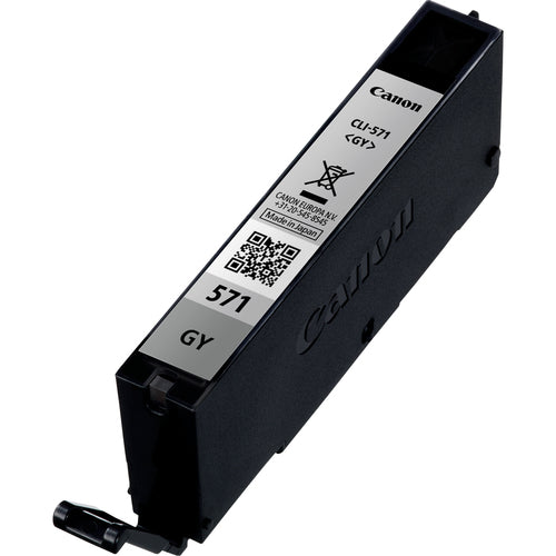 Canon Tintenpatrone CLI-571 GY, Grau, 125 Seiten – für Canon-Drucker