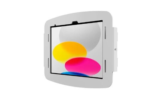 Compulocks Tablet-Tischhalterung – für iPad 10,9" (10.–11. Gen.), abschliessbar, neigungsverstellbar – Weiss