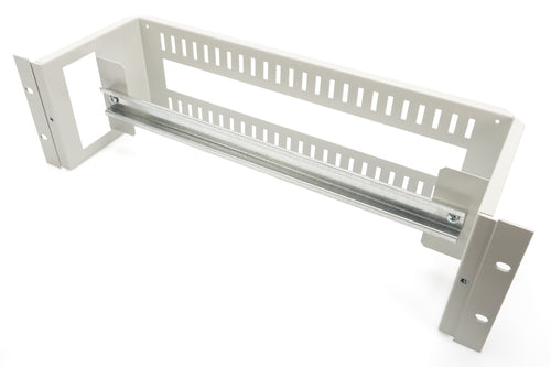Digitus 483 mm Hutschienenträger – Regal-Schiene – 19" Rack, 3U, 135×480×150 mm, Grau