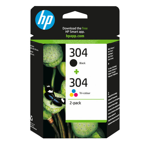 HP Tintenpatronen-Multipack 304, CMYK, 2er-Pack