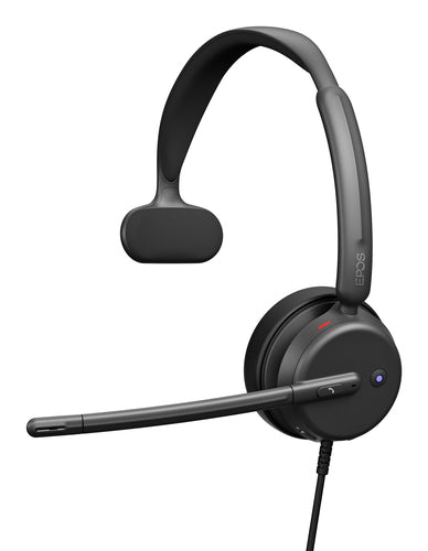 EPOS IMPACT 430T MS – Mono Headset – USB‑C (mit USB‑A Adapter) – für Microsoft Teams