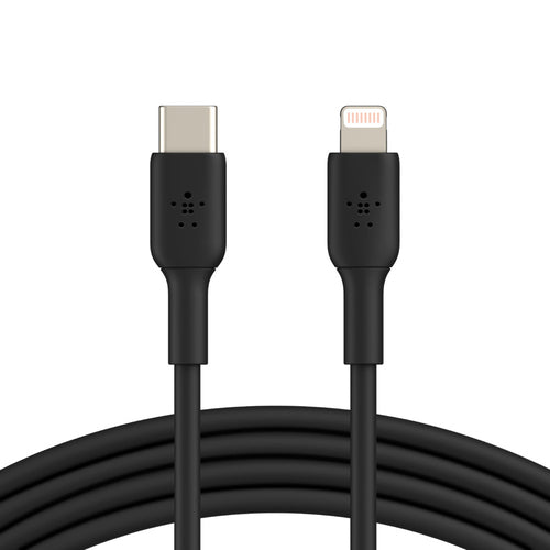 Belkin 013 USB-C auf Lightning Kabel, 1 m, Schwarz, PVC, MFi-zertifiziert