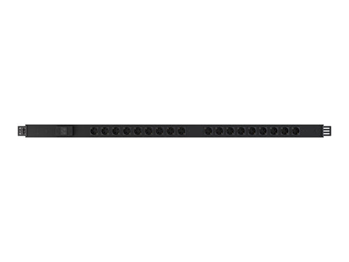 Vertiv PowerGo EP0G90A1 – Rack-PDU Basic, einphasig, 18× Schuko (Typ F), 32 A, IEC 60309, 0U vertikal, 7,3 kW
