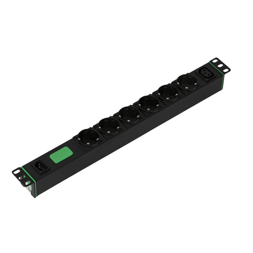 APC EasyPDU Basic Steckdosenleiste 10 A/230 V – 1U Rack – Schuko×6, IEC C13×1