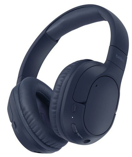 Belkin SoundForm Surround – Over-Ear Kopfhörer – kabelgebunden, Surround-Sound – Blau