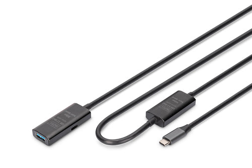 Digitus USB-Kabel, USB-C zu USB-A, 10 m, USB 3