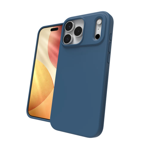 ZAGG Manhattan Snap Backcover – für Apple iPhone 17 Pro Max – Graphen+Silikon, Blau, bis 4 m Sturzsicher