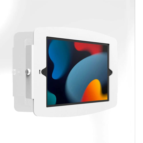 Compulocks Tablet-Wandhalterung für iPad mini 8,3" (6. Gen., 7. Gen.) – VESA 100×100, abschliessbar – Weiss