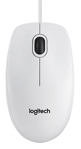Logitech B100 Business-Maus, weiss