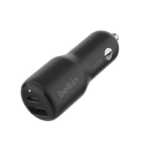 Belkin BOOSTCHARGE Ladegerät – 42 W, 1× USB-C (30 W) + 1× USB-A (12 W), PD, PPS