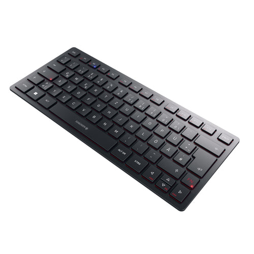 CHERRY KW 9200 Mini – Tastatur, kabellos, DE-Layout (DE), Schwarz