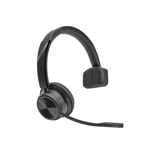 Poly Savi 7310 UC – Mono Headset – DECT, klappbares Mikrofon – schwarz – bis 13 h