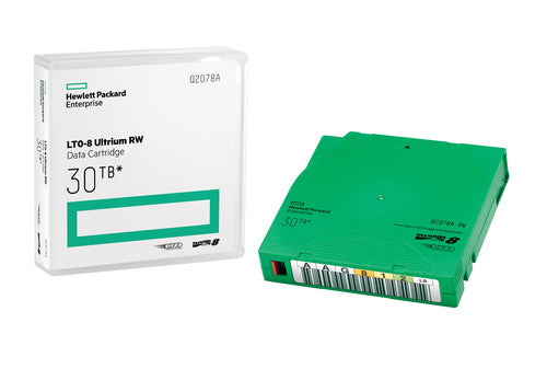 HPE LTO-8 Ultrium Datenkassette – RW, 12 TB (30 TB komprimiert)