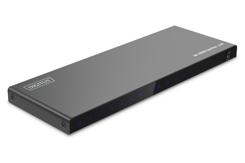 Digitus HDMI-Splitter – 4K UHD, 60 Hz, HDMI 2.0, 1×8 – Schwarz