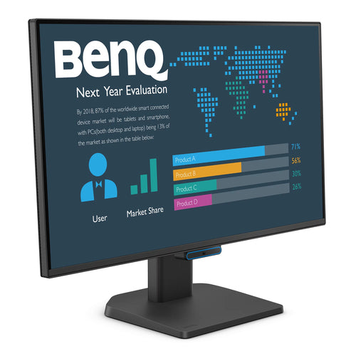 BenQ BL2490C – Monitor, 24" FHD (1920 × 1080), IPS, 250 cd/m², USB-C