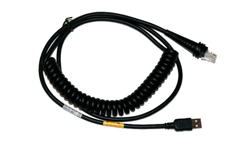 Honeywell CBL-503-500-C00 USB-A zu RJ-45 Adapter – 5 m, verriegelbar, für Geräte mit USB-A und RJ-45, Schwarz