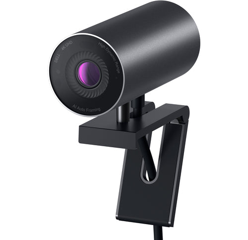 DELL UltraSharp Webcam – 4K Ultra HD, 60 fps, Autofokus, USB, Auto-Framing – Schwarz