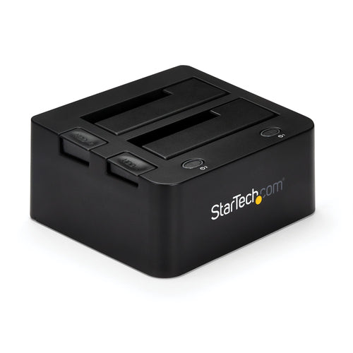 StarTech.com Dockingstation – USB-A, für 2× 2,5"/3,5" HDD/SSD (SATA/IDE, bis 6 TB)