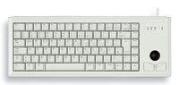 CHERRY Compact – Trackball-Maus – Kabelgebunden (PS/2), Grau
