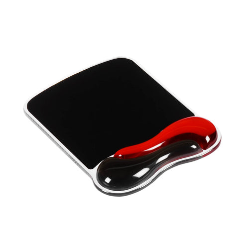 Kensington Mausmatte mit Handgelenkauflage Duo – Gel – Schwarz/Rot