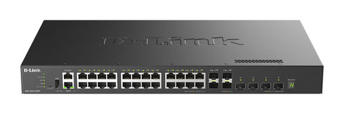D-Link DXS-3410-32XY/E – Netzwerk-Switch (Managed), 10 Gigabit Ethernet, L3, 24x LAN (1/2,5/5/10GbE), 4x SFP28