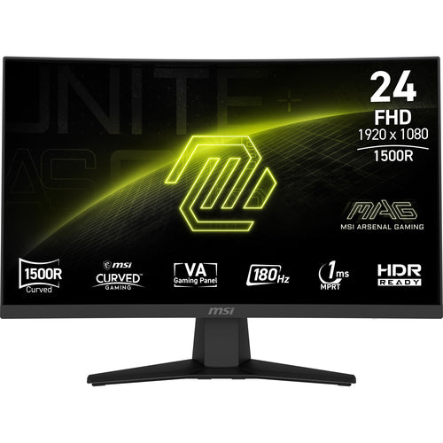 MSI MAG 244CDE – 24" Curved, 1920 × 1080 (Full HD)