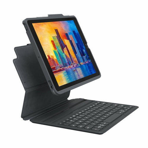 ZAGG Pro Keys Tastatur-Case für iPad 10,9" (10. Gen.) – AZERTY (FR) – Schwarz/Grau