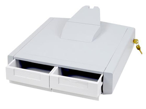 Ergotron Schrank – 45,7 × 45,7 × 24,2 cm, grau, weiss