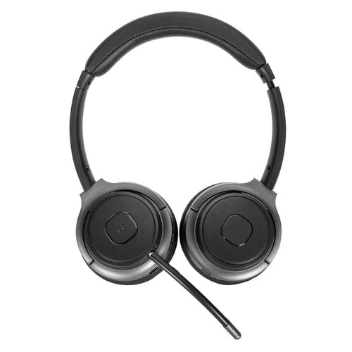 Targus AEH104GL – Duo Headset (On-Ear) – Bluetooth 5.0 – Schwarz – bis 16 h