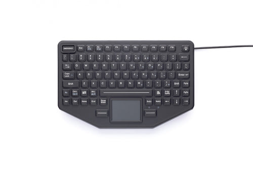 Gamber-Johnson Tastatur, einfarbige Beleuchtung, mit Touchpad, rot