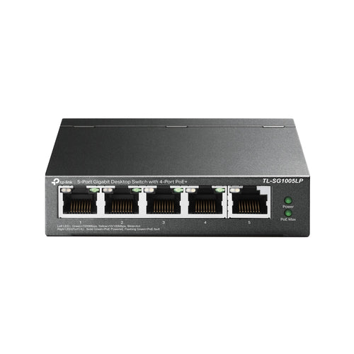 TP-Link TL-SG1005LP – Switch – 5×GbE, PoE+ 40 W