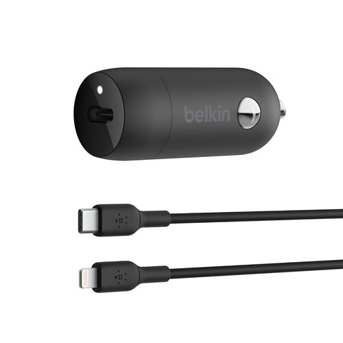 Belkin CCA004BT1MBK-B5 Ladegerät – 30 W, 1× USB-C, PD, PPS – für 12 V Zigarettenanzünder