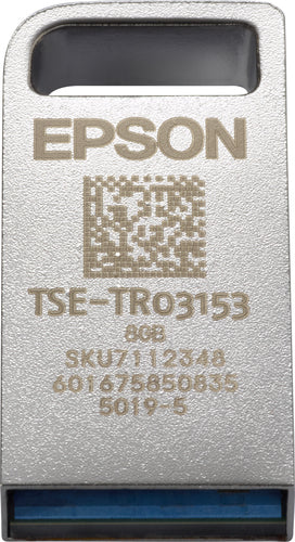 Epson FISCAL TSE FÜR DEUTSCHLAND USB – Technisches Sicherheitsmodul (TSE), 8 GB, USB-A, BSI TR-03153, Silber
