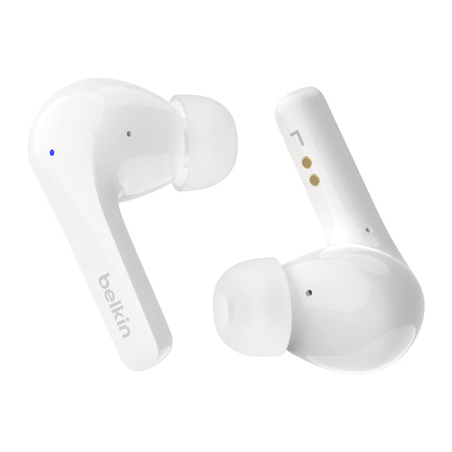Belkin Motion True Wireless Ohrhörer – In-Ear Kopfhörer – Bluetooth – Weiss