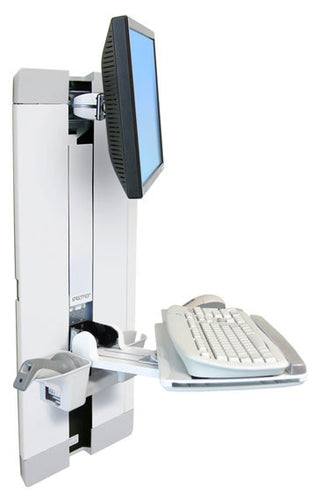 Ergotron STYLEVIEW VERTICAL LIFT – Monitorhalterung, Lift, Weiss