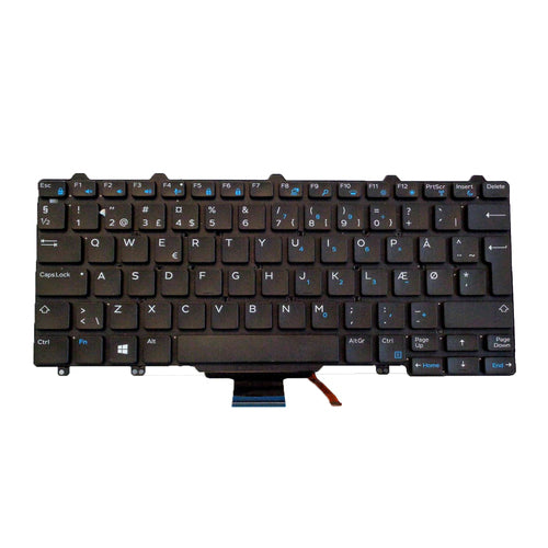 Origin Storage KB-84FR1 – Notebook-Ersatztastatur – QWERTY (DK) – nicht beleuchtet – für Dell Latitude E5450