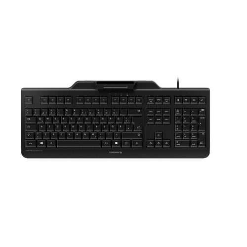 CHERRY Secure Board 1.0 JK-A0400BE-2 – Tastatur, kabelgebunden (USB), BE-Layout (BE), Fullsize (mit Ziffernblock)