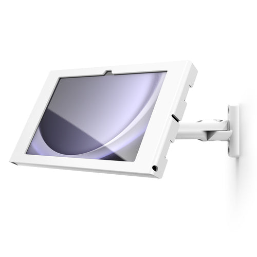 Compulocks Tablet-Wandhalterung für Galaxy Tab A9 Plus 11" (2023) – abschliessbar, 2 Schlüssel – Weiss