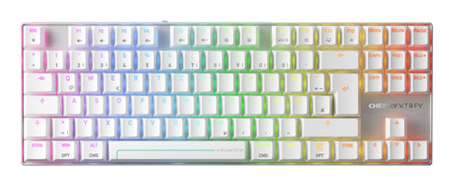 CHERRY Tastatur, kabelgebunden & kabellos (Bluetooth/2,4 GHz), DE-Layout (DE) – für Windows & iOS