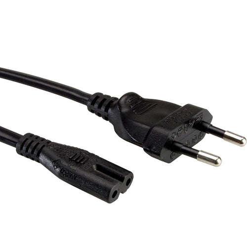 Origin Storage Netzkabel – Eurostecker (Typ C) – IEC C7, 1,5 m, Schwarz