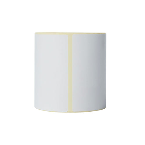 Brother Etiketten, 102 mm × 152 mm, weiss, Papier, selbstklebend, für Thermo-Etikettendrucker, 8 Rollen