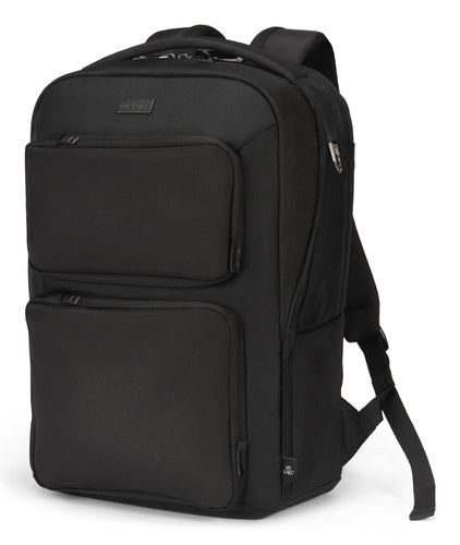 DICOTA SEVEN Notebook-Rucksack für 12–14" – aus 100% recyceltem PET, Schwarz