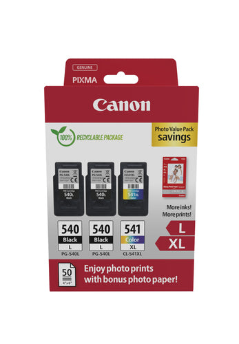 Canon Tintenpatronen-Multipack PG-540L/CL-541XL