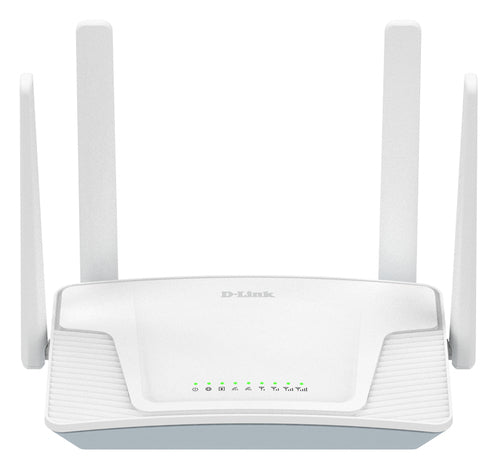 D-Link G416C/E – LTE-Router, Wi-Fi 6, Dual-Band, bis 1500 Mbit/s, 4x LAN (GbE), SIM-Slot (NanoSIM), Weiss
